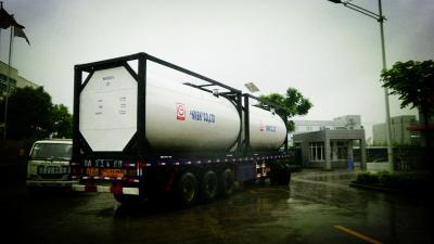 Standard 20FT Asphalt Heating Tank 23000L Bitumen Storage Tank 6058x2438x2591