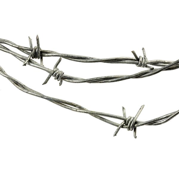14ga Stainless Steel Protection Barbed Wire Fence Electro Galvanized