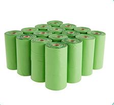 Cheiro de Limão Verde Colete de Resíduos reciclado Saco de cocô para cães