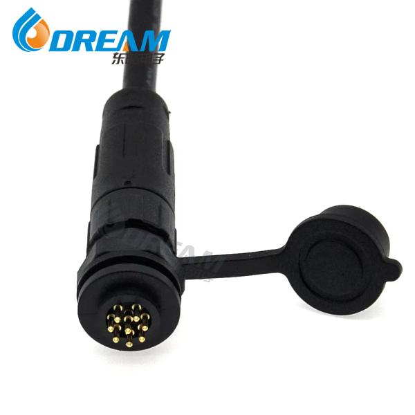 DREAM START Custom Mini Waterproof IP67 Connector for LED Outdoor Automotive Lighting M12 2pin 3pin 4pin 5pin 6pin 7pin 8pin