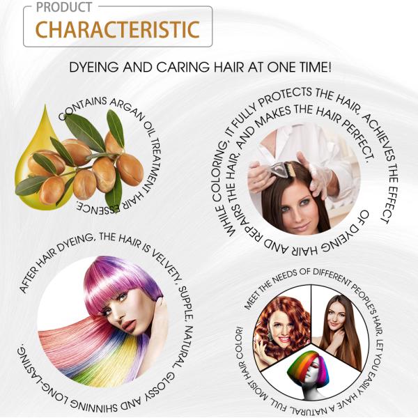 400ml 2 In 1 Cover White Gray Hair Dye Color Shampoo