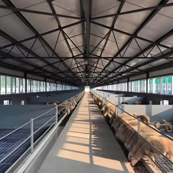 Custom Prefabricated Metal Poultry House Steel Structure Chicken Horse Farm