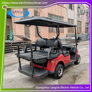 4-колесная электрическая повозка для гольфа с электрическим двигателем