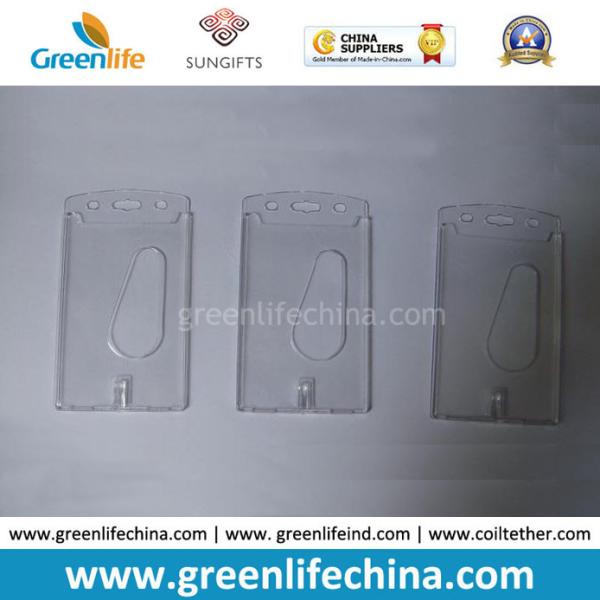 Hard Plastic Business Name Credit ID Enclosed Card Holders