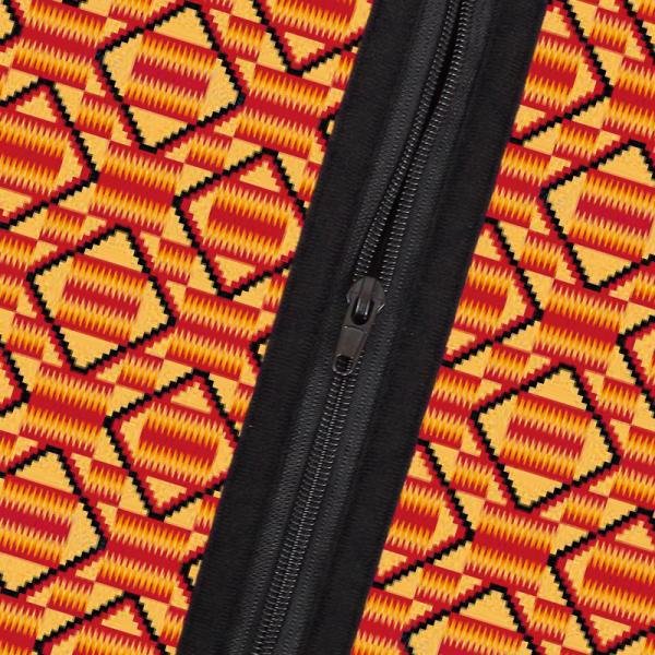 Sweat Fit Adjustable Waist Trimmer Kente Cloth Everyday Waist Cincher