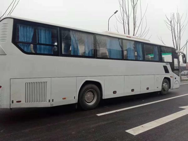 Euro 4 Emission Used Higer Coach Bus Airbag Retarder Heater 100000km Mileage