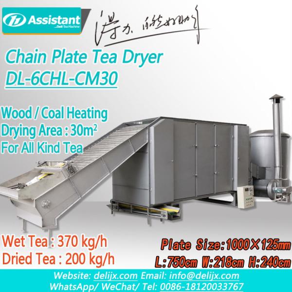 6 Layer DL-6CHL-CY30 Gas Motorcycle Tea Leaf Drying Machine for Steam Coal in Indonesia