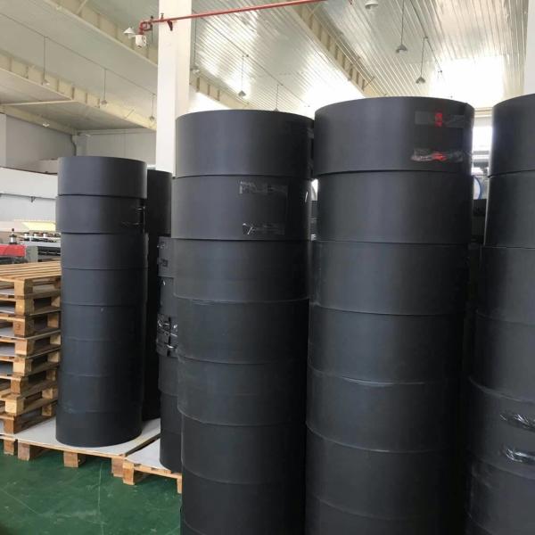 Folhas de plástico ondulado de polipropileno preto e 6 mm oco