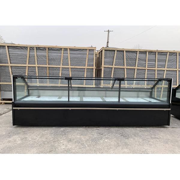 Охлаждение вентилятора счетчика 2580мм дисплея деликатеса квадратного стекла