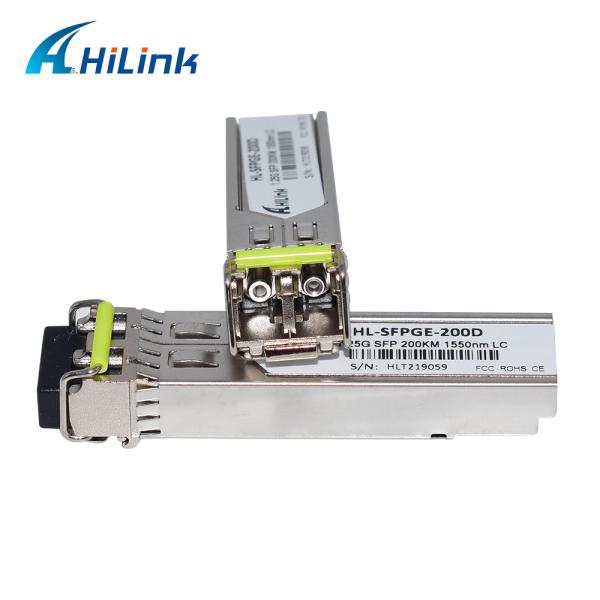 Длинное расстояние 200 км 1000BASE-ZX 1.25G SFP-передатчик 1550nm 200 км SMF
