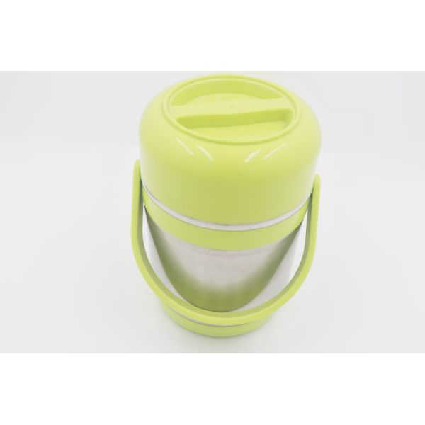 1.5L Hot sale stainless steel storage food container plastic insulated lunch box
