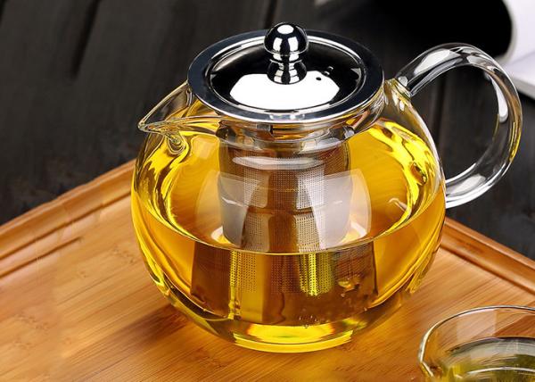 Bule de vidro resistente ao calor do café dos Pyrex, chaleira de chá do vidro de Borosilicate