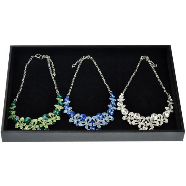 PU Box Jewellery Gift Boxes Foam Inserts Customized For Necklace Protection