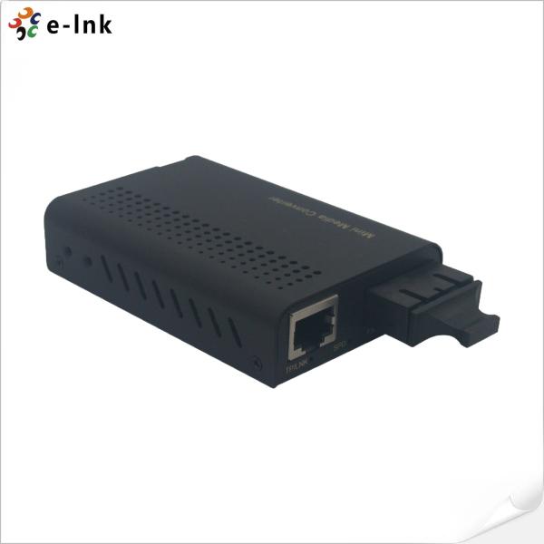 Conversor comercial 10/100/1000Base-TX dos meios do gigabit da fibra a SC 1000Base-FX