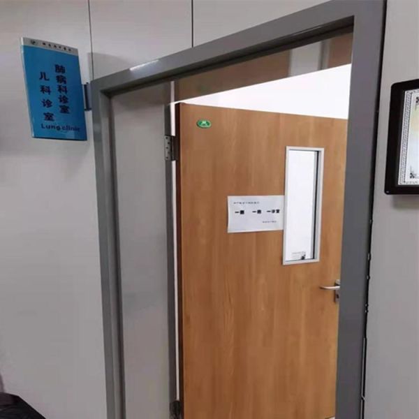 Anti Bacterial Steel Hospital Ward Doors 45mm Thick Medical Door For Surgical Department