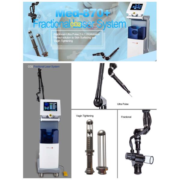 Co2 Fractional Laser Machine USA Coherent Metal Tube With Three Model Power Supply 40 W