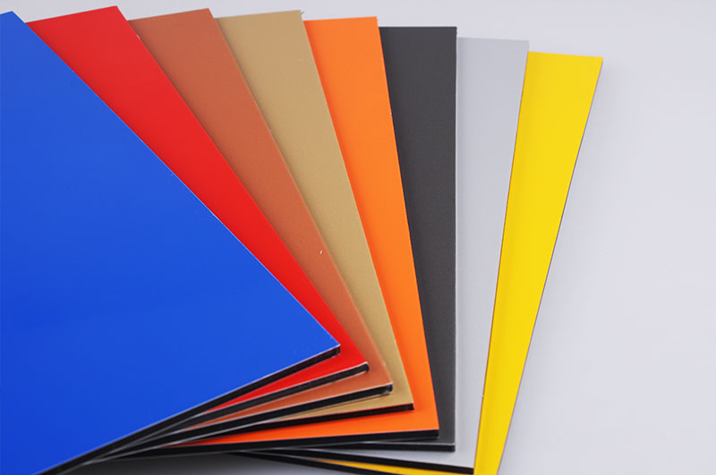 Panel compuesto de aluminio chino rojo PE Resistente a la corrosión Oficinas Acp Hoja al aire libre