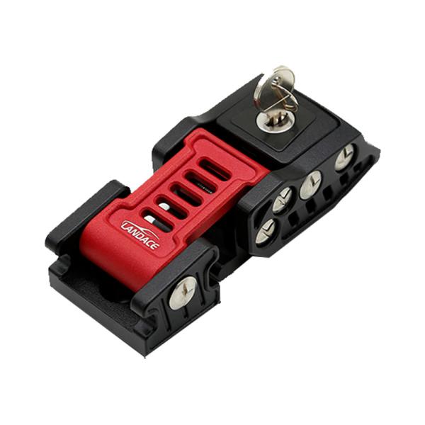 Jeep Wrangler Locking Hood Latches Kit with Heavy Duty Aluminium Alloy Red and Black