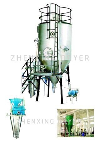 100 kg/h High-speed Centrifugal Spray Dryer Equipment LPG-100 For Seasoning Meat, Protein, Soybean, Peanut Protein