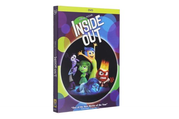 2016 newest Inside Out disney movie children carton dvd with slip cover wholesale supplier