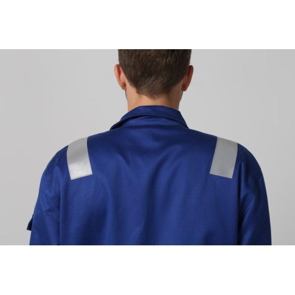 Электрической дуги огня модели Tomax FR31 королевская голубая защитная одежда 350gsm анти- внезапная с отражательными прокладками