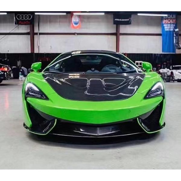 Pour McLaren 540c 570s 570gt Kit de carrosserie en fibre de carbone 540c 570s 570gt Modifié NOVI Style Spoiler Diffuseur de lèvres avant