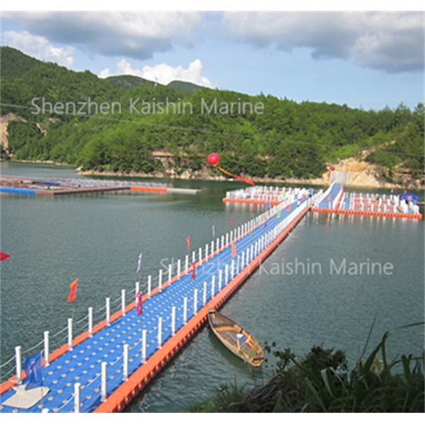 кубы плавучего дока пластикового понтона 500x500x400mm модульные для водных лыж