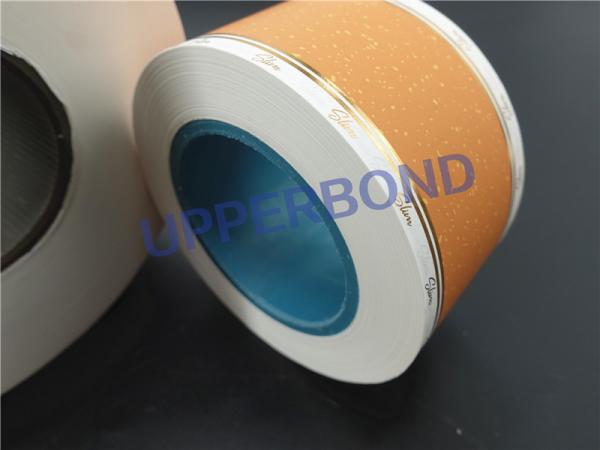 Materiais de embalagem do cigarro que derrubam Cork Rolls amarelo de papel