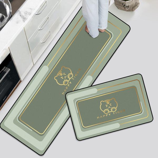 La cocina lavable del aceite anti anti del resbalón alfombra el corredor anti 40*60 de la cocina del cansancio