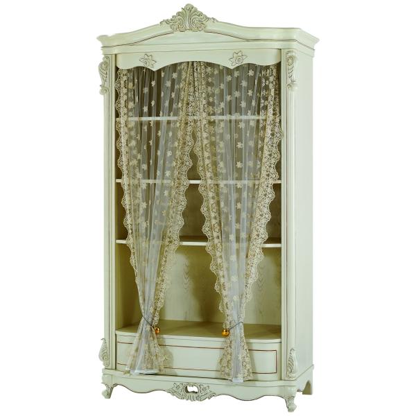 Antique White Painted French 2 Doors Wardrobe