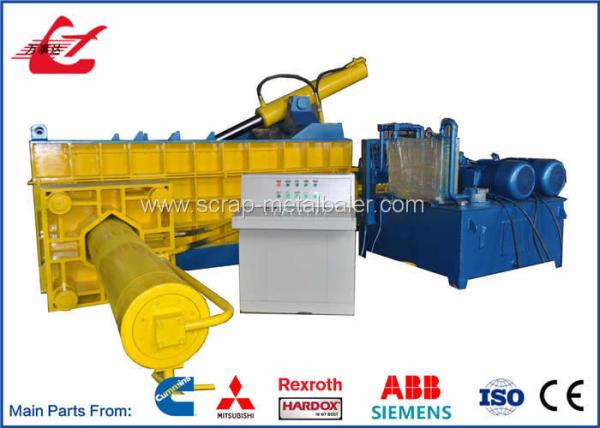 250Ton Scrap Metal Baler Side Push Out Model 5-6Ton/h Capacity Heavy Duty Scrap Baling Press