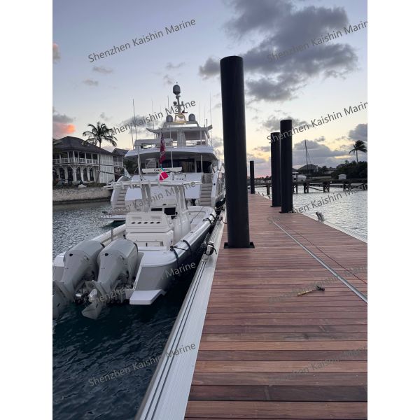 Marine-grade Aluminum Alloy 6061 T6 Finger Dock Floating Pontoon with Scratch Resistant Surface and Customized Size