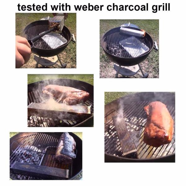 Perforated Smoking Pipe Grill Stainless Steel Square Perforated Mesh Smoking Pipe Filter