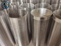 pantalla de filtro de acero inoxidable de 316l Vee Wire Hydrogenation Wedge Wire