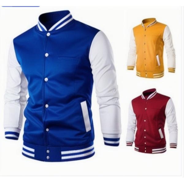 Coated Processing Type Baseball Uniform Sweater for Men's Work Clothes Custom Logo