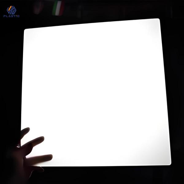 15mm Thickness White Acrylic Sheet Good Light Transmittance Make Light Boxes