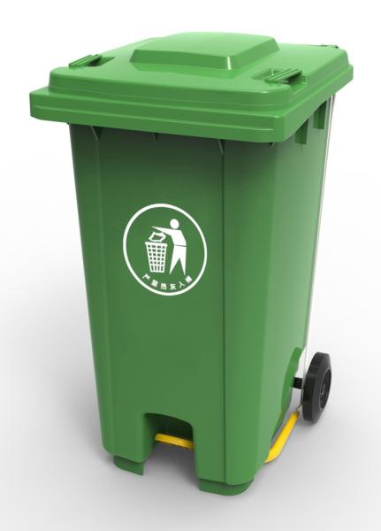 Good Quality 240L foot pedal plastic garbage trash bin plastic recycle rubbish bin