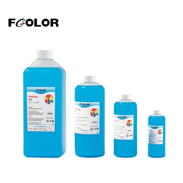 FCOLOR 1000ML Strong DTF Cleaning Solution for DTF Printer I3200 I1600 XP600 XP1500 L18050 Printer in USA Free Shipping