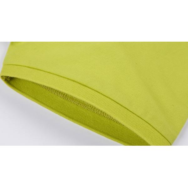 Short Sleeve Cotton Polo Shirts , Corporate Polo Shirt Design Double Layer Collar