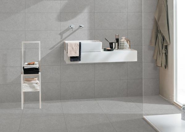 Washroom Modern Porcelain Tile / R11 Modern Grey Bathroom Tiles 600x300mm