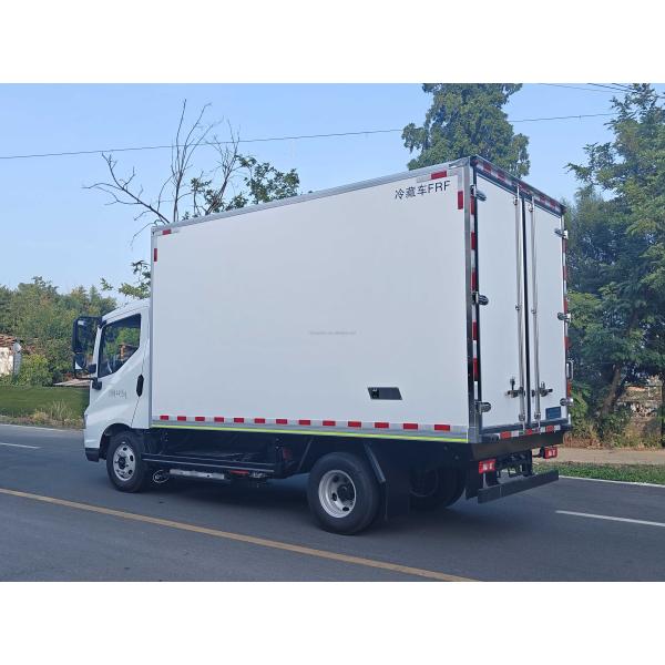 Camion frigorifique électrique pur panneaux FRP avec porte latérale