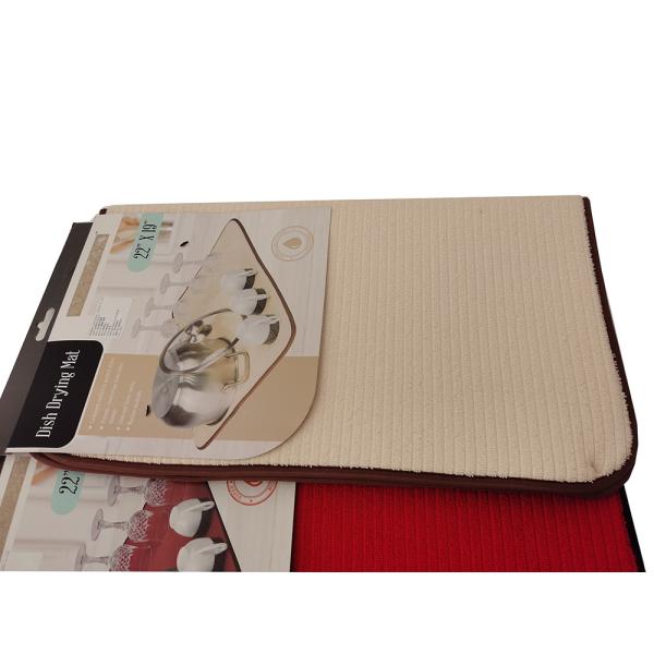 Блюдо кухни XL 22x19inch реверзибельное суша циновку Microfiber