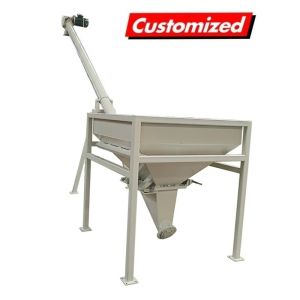 Carbon Steel Heat Resistant Customized Inclined Screw Feeder for Grain Powder Conveying