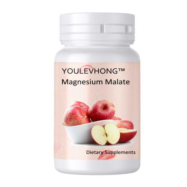 Безглютеновая добавка малата магния без сои и поддерживает производство энергии