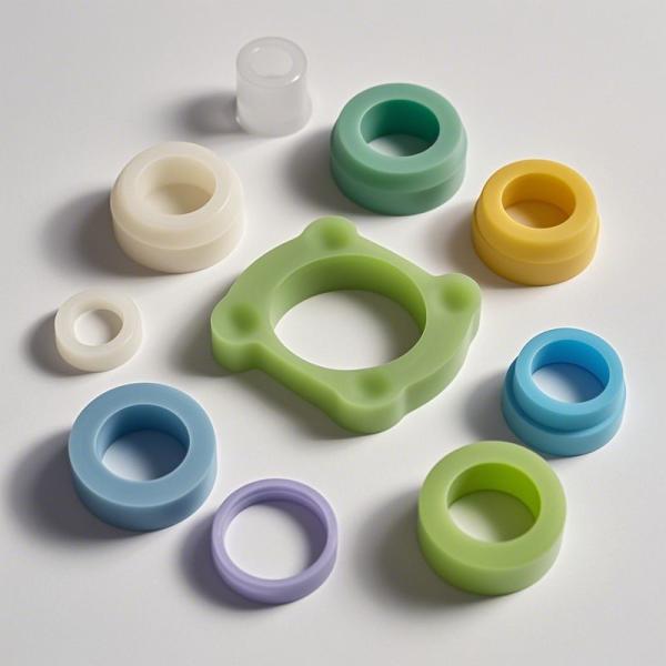 NBR EPDM SBR NR Custom Molded Silicone Parts 20-90 Shore A Silicone Injection Molding