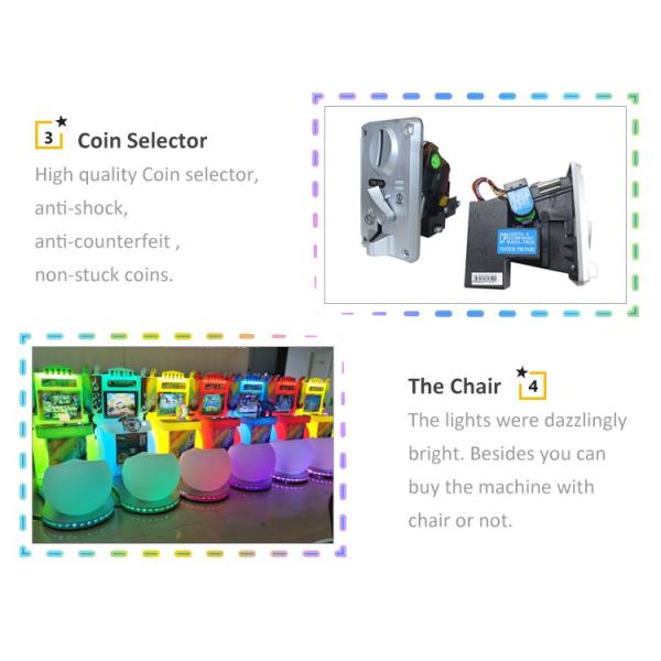 Imagem 50KG Moeda Operada Arcade Máquina de Jogos de Vídeo para Crianças Jogos infantis