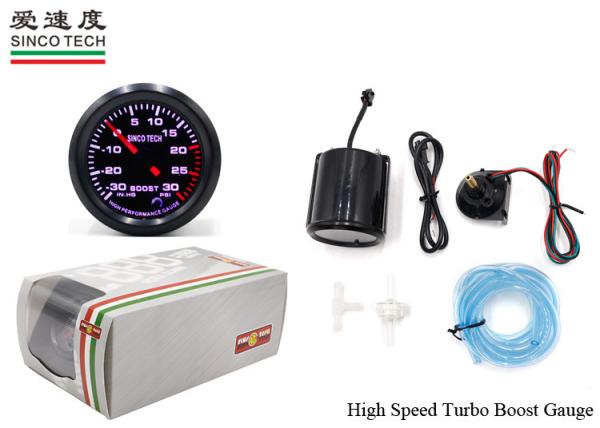 calibre do Turbo Boost de 52mm/material azul da unidade DO6341 Alumimum da libra por polegada quadrada do calibre do impulso