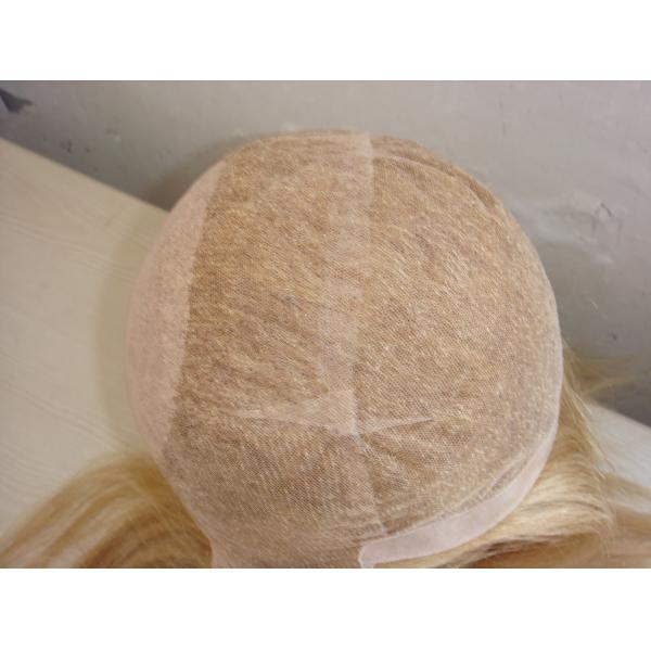Customized 100% Human Hair Straight Blonde Wig Lace Front