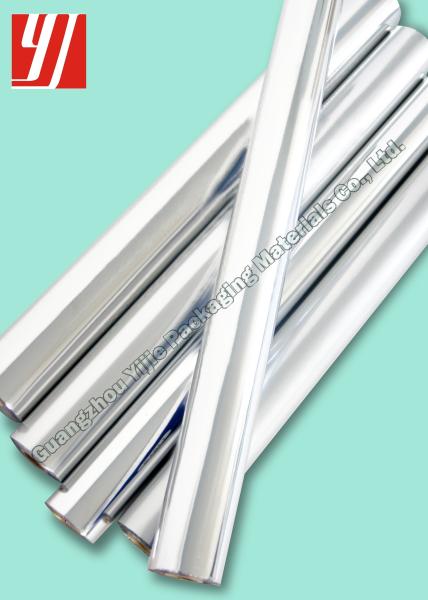 0.64m*120m Silver Hot Stamping Foil For Food Drink Label Packaging