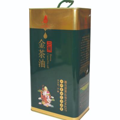 DADI 5L Cuadrado lata de aceite para alimentos, contenedor de estaño 5000ml Embalaje de aceite metálico Rectángulo Placa de estaño para alimentos